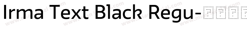 Irma Text Black Regu字体转换